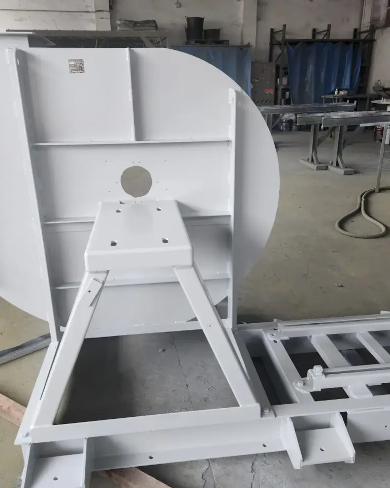 Detalle fabricación ventilador de aspiración