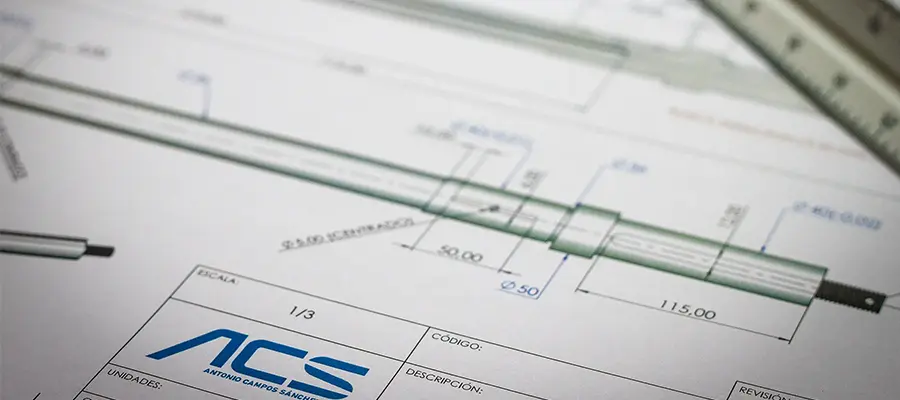 Plano de ingeniería de ACS