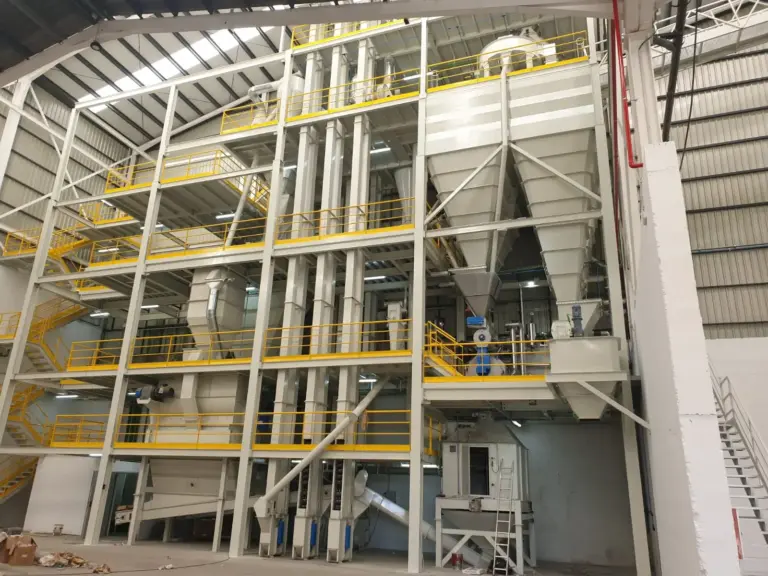 Vista mecanización completa de fábrica
